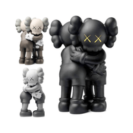 KAWS Hug Together Vinyl Figure Black-MinimalisticDecor.com