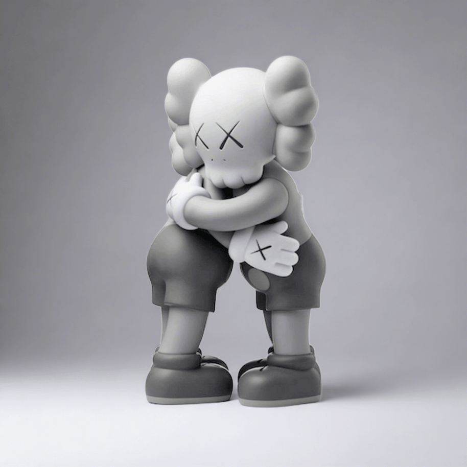 KAWS Hug Together Vinyl Figure Black-MinimalisticDecor.com