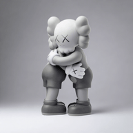 KAWS Hug Together Vinyl Figure Black-MinimalisticDecor.com