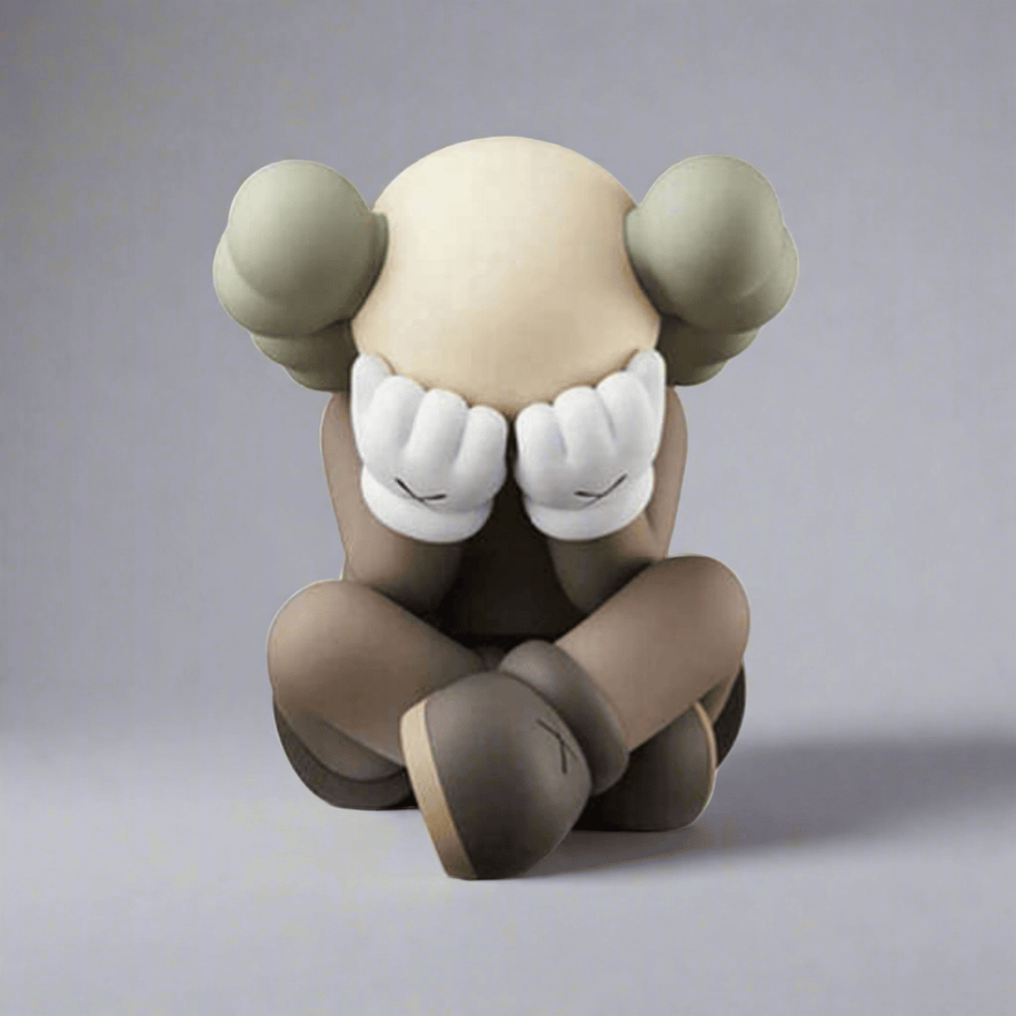 Kaws Seperated Black Statue Sculpture-MinimalisticDecor.com