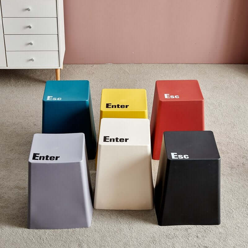 Keyboard Keys Style Bar Stools | Gamer Relaxing Seat Stool Furniture-MinimalisticDecor.com