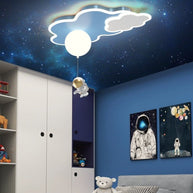 Kids Astronaut Ceiling Light | Kids Room Decor Lights-MinimalisticDecor.com