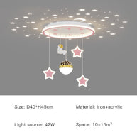 Kids Astronaut Chandeliers Light | Kids Room Decor Lights-MinimalisticDecor.com
