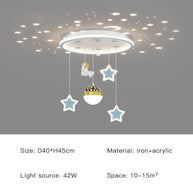 Kids Astronaut Chandeliers Light | Kids Room Decor Lights-MinimalisticDecor.com