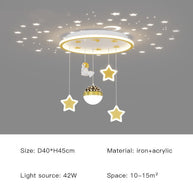 Kids Astronaut Chandeliers Light | Kids Room Decor Lights-MinimalisticDecor.com
