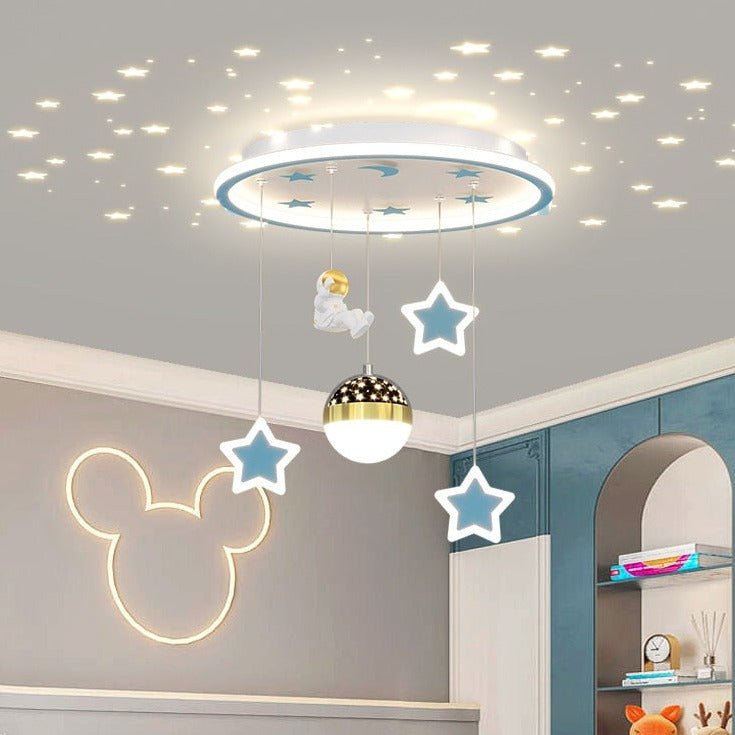 Kids Astronaut Chandeliers Light | Kids Room Decor Lights-MinimalisticDecor.com
