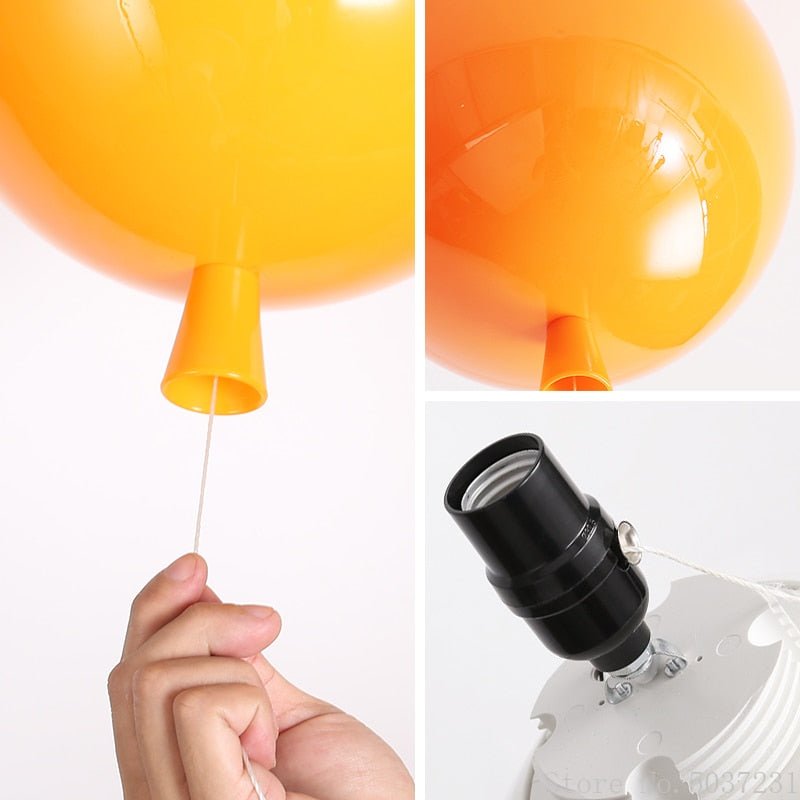 Kids Colourful Balloons Ceiling Light | Kids Room Decor Lights-MinimalisticDecor.com