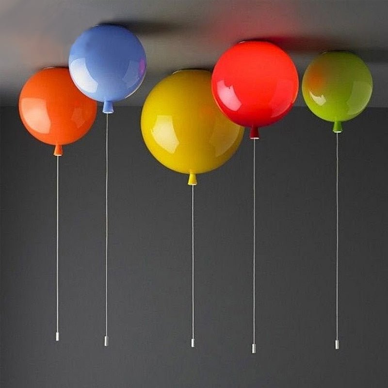 Kids Colourful Balloons Ceiling Light | Kids Room Decor Lights-MinimalisticDecor.com