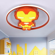 Kids IronMan Ceiling Light | Kids Room Decor Lights-MinimalisticDecor.com