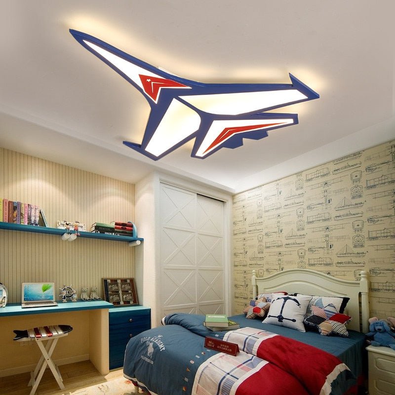 Kids Nursery Aeroplane Light - Your Little Aviator's Room-MinimalisticDecor.com