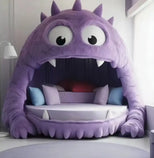 Kids Room Monster King-Size Round Upholstered Bed – 2m Diameter-MinimalisticDecor.com