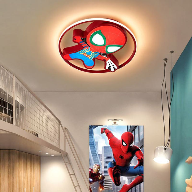 Kids Spiderman Ceiling Light | Kids Room Decor Lights-MinimalisticDecor.com