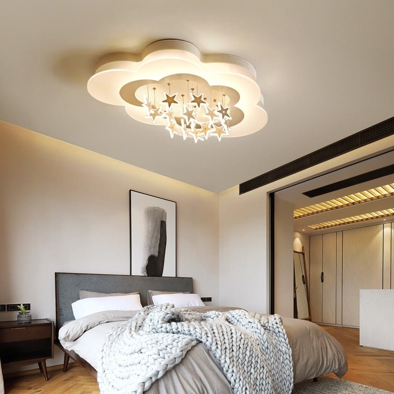 Kids Stars Clouds Ceiling Light | Kids Room Decor Lights-MinimalisticDecor.com