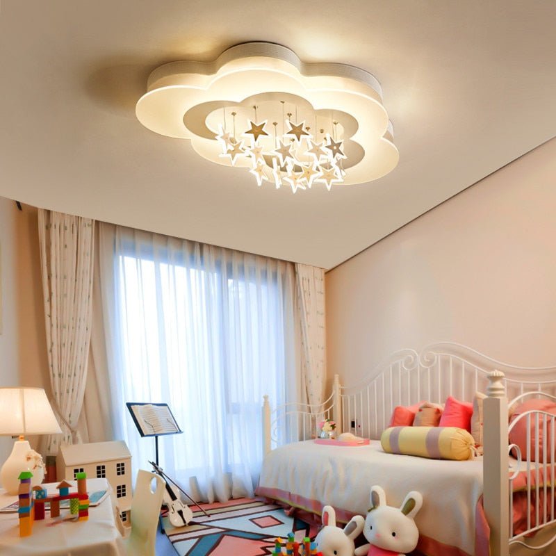 Kids Stars Clouds Ceiling Light | Kids Room Decor Lights-MinimalisticDecor.com