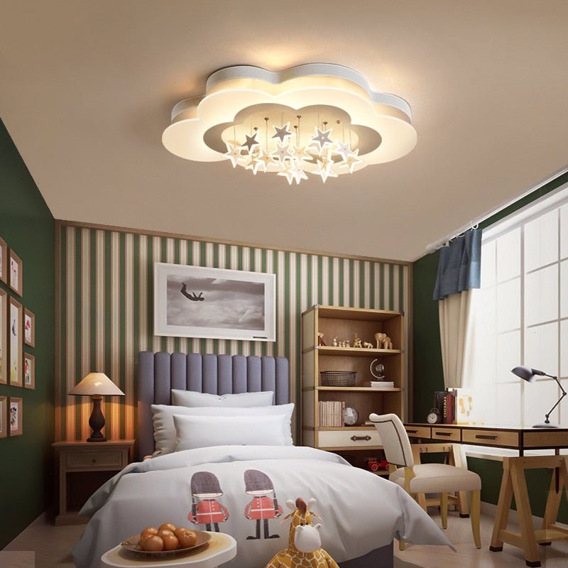 Kids Stars Clouds Ceiling Light | Kids Room Decor Lights-MinimalisticDecor.com