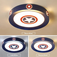 Kids Superman / Captain America Ceiling Light | Kids Room Decor Lights-MinimalisticDecor.com