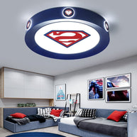 Kids Superman / Captain America Ceiling Light | Kids Room Decor Lights-MinimalisticDecor.com