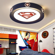Kids Superman / Captain America Ceiling Light | Kids Room Decor Lights-MinimalisticDecor.com