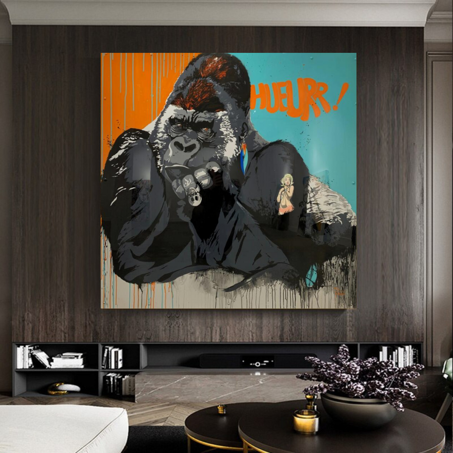 King Kong Canvas Wall Art-MinimalisticDecor.com