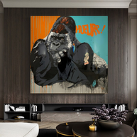 King Kong Canvas Wall Art-MinimalisticDecor.com