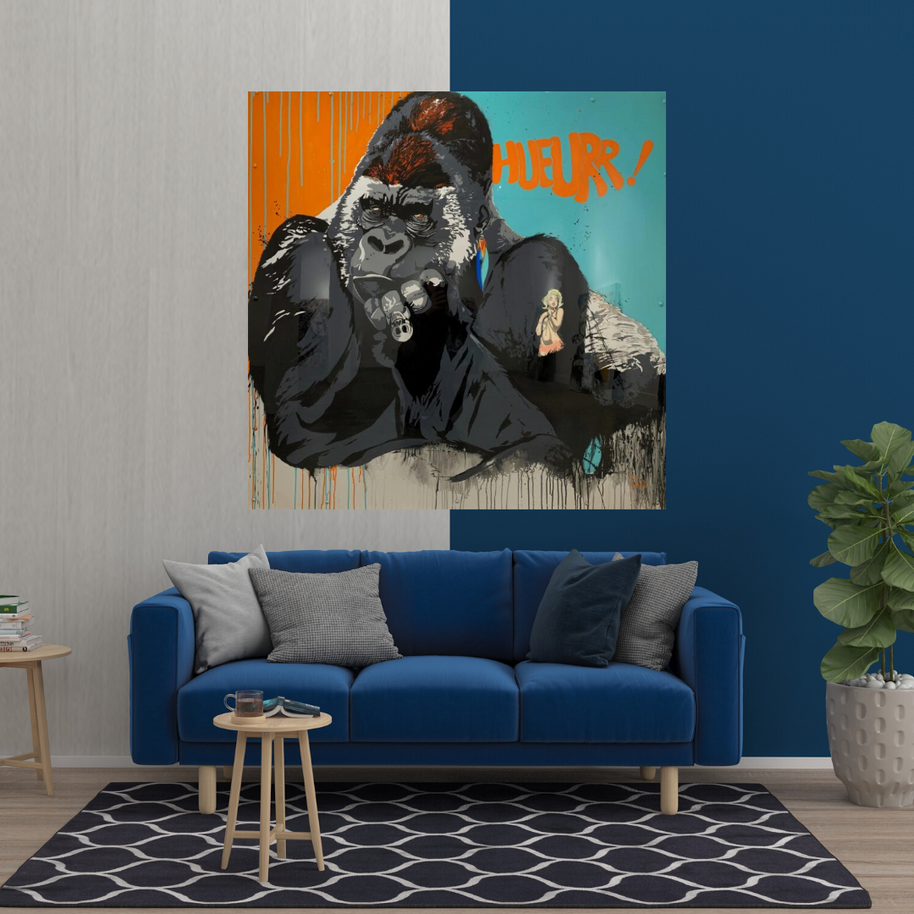 King Kong Canvas Wall Art-MinimalisticDecor.com