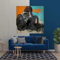 King Kong Canvas Wall Art-MinimalisticDecor.com