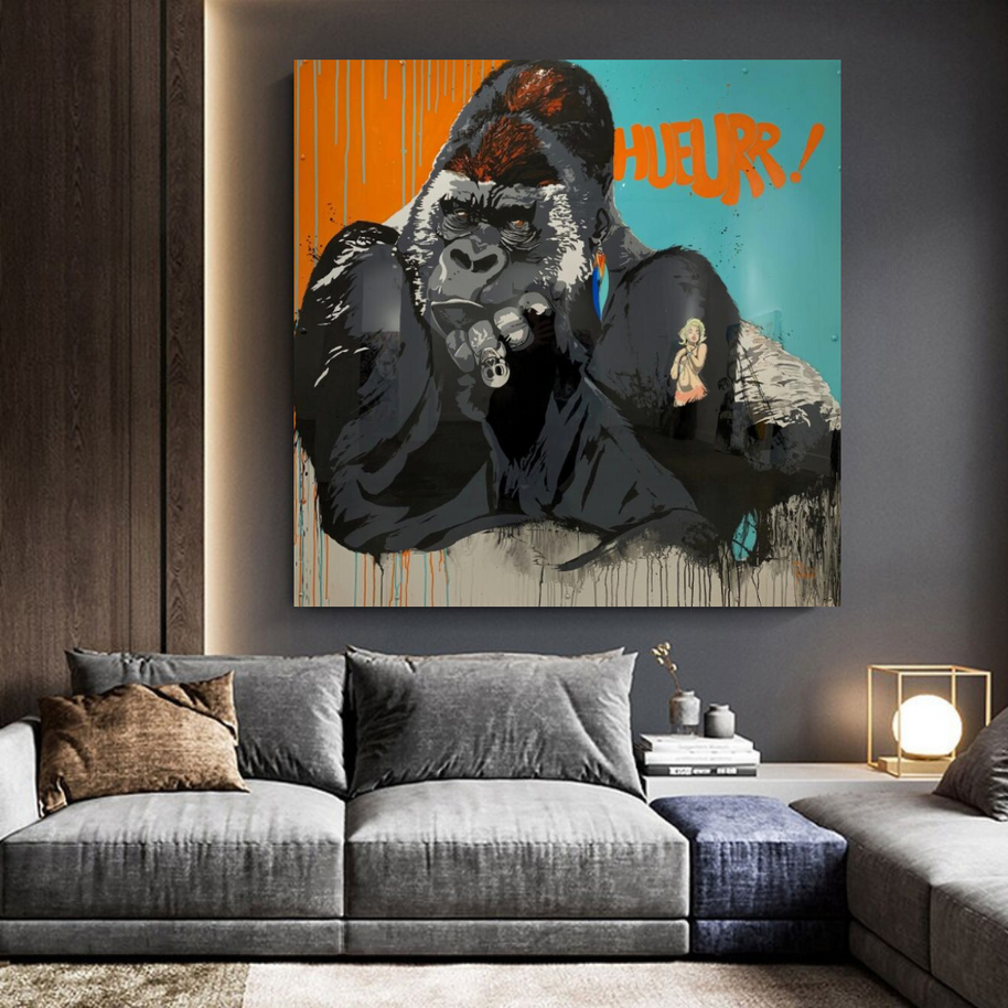 King Kong Canvas Wall Art-MinimalisticDecor.com