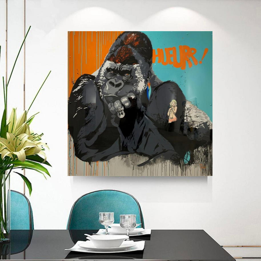 King Kong Canvas Wall Art-MinimalisticDecor.com