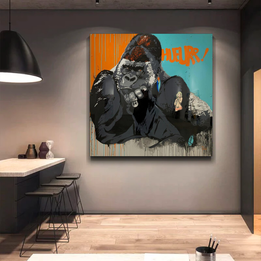 King Kong Canvas Wall Art-MinimalisticDecor.com