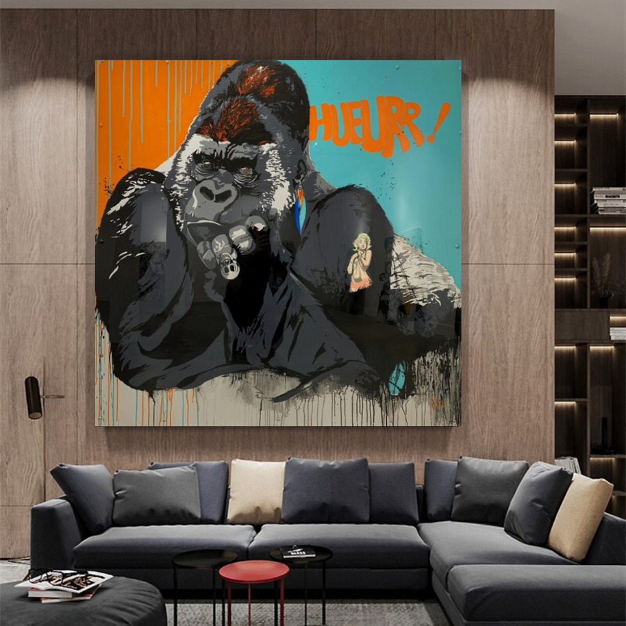 King Kong Canvas Wall Art-MinimalisticDecor.com
