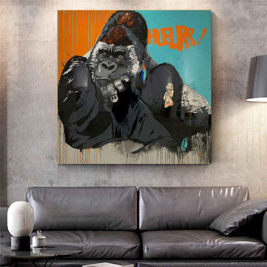 King Kong Canvas Wall Art-MinimalisticDecor.com