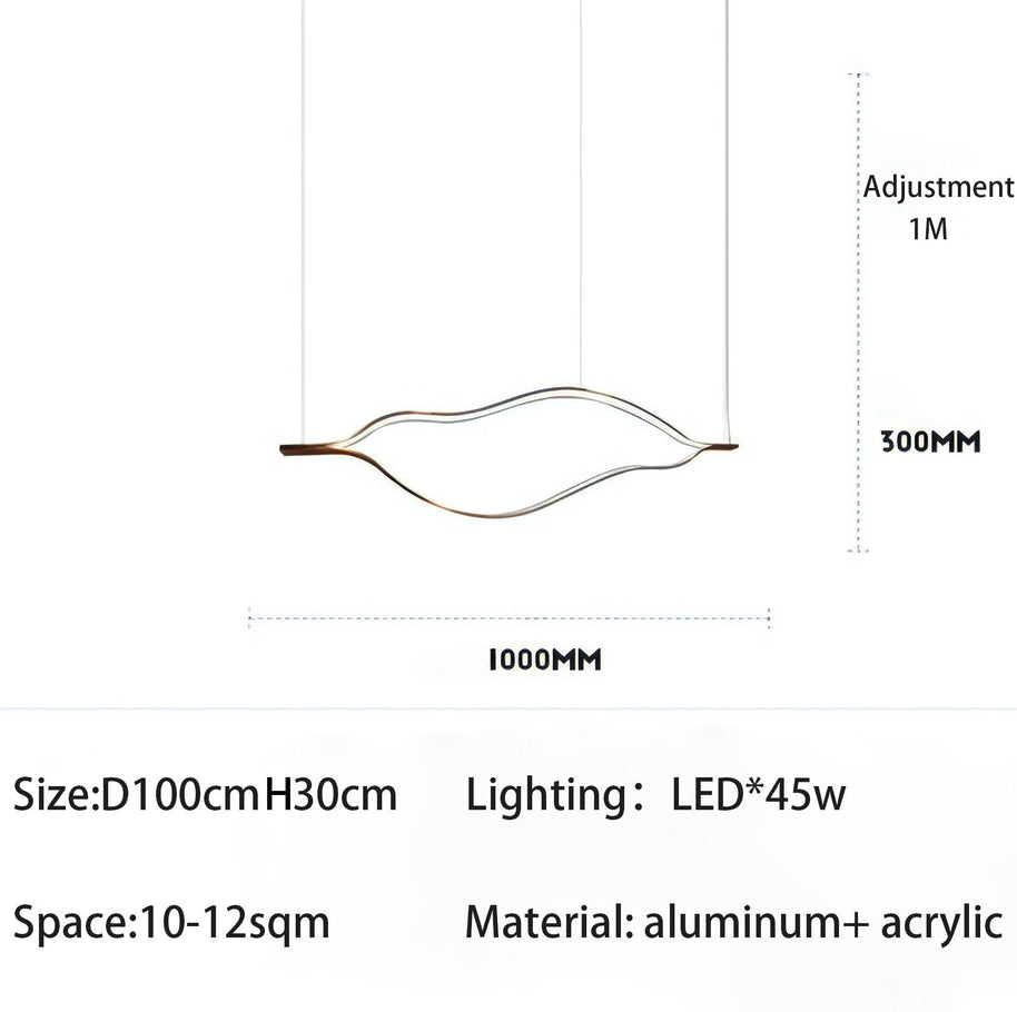Kiss Acrylic Chandelier: Authentic and Elegant Lighting-MinimalisticDecor.com