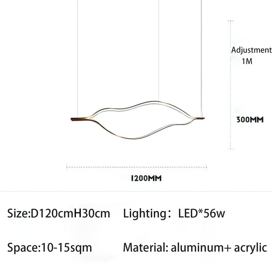 Kiss Acrylic Chandelier: Authentic and Elegant Lighting-MinimalisticDecor.com