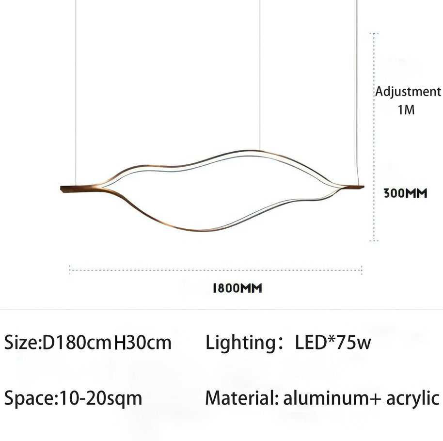 Kiss Acrylic Chandelier: Authentic and Elegant Lighting-MinimalisticDecor.com
