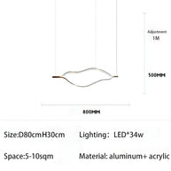 Kiss Acrylic Chandelier: Authentic and Elegant Lighting-MinimalisticDecor.com