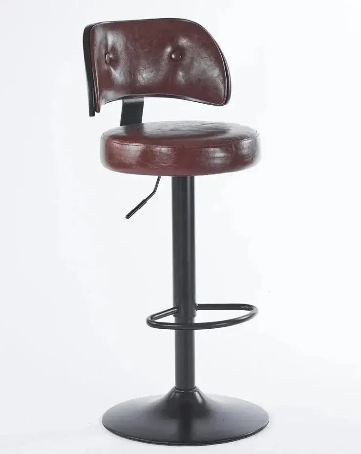 Kitchen Island Dining Cadeira Leather Stools Bar Chair-MinimalisticDecor.com