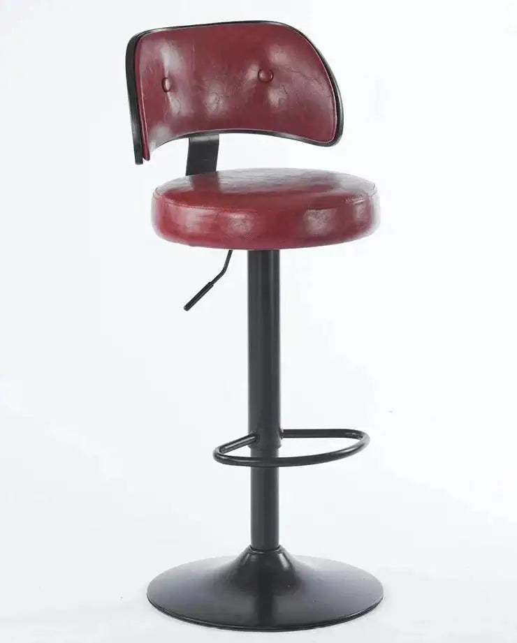Kitchen Island Dining Cadeira Leather Stools Bar Chair-MinimalisticDecor.com