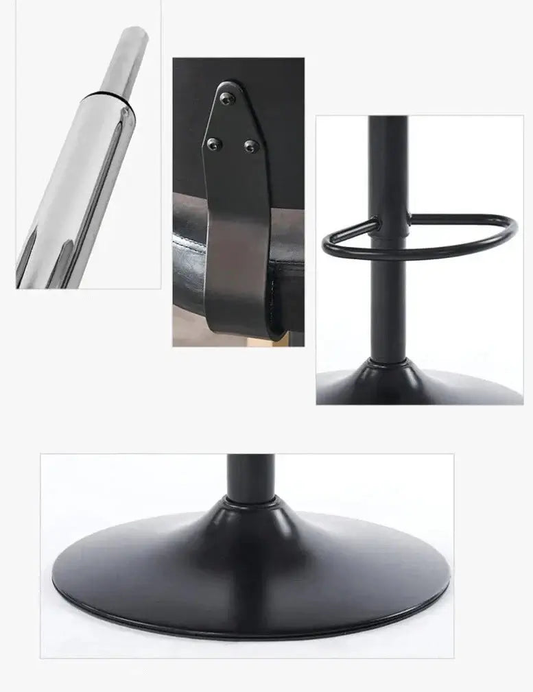Kitchen Island Dining Cadeira Leather Stools Bar Chair-MinimalisticDecor.com