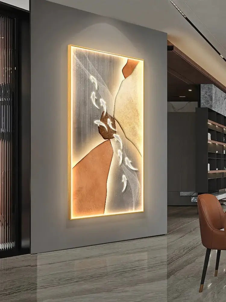 Koi Fish Porch LED Wall Art-MinimalisticDecor.com