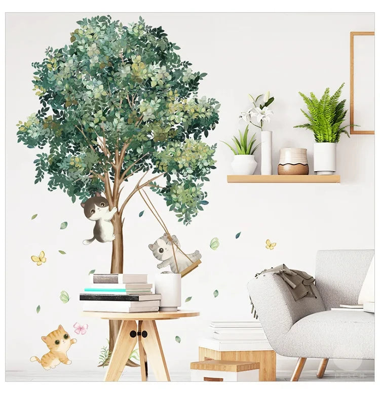 Large Nordic Tree Wall Sticker – PVC Wall Decal-MinimalisticDecor