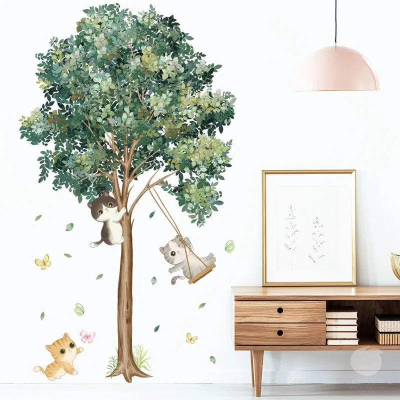 Large Nordic Tree Wall Sticker – PVC Wall Decal-MinimalisticDecor