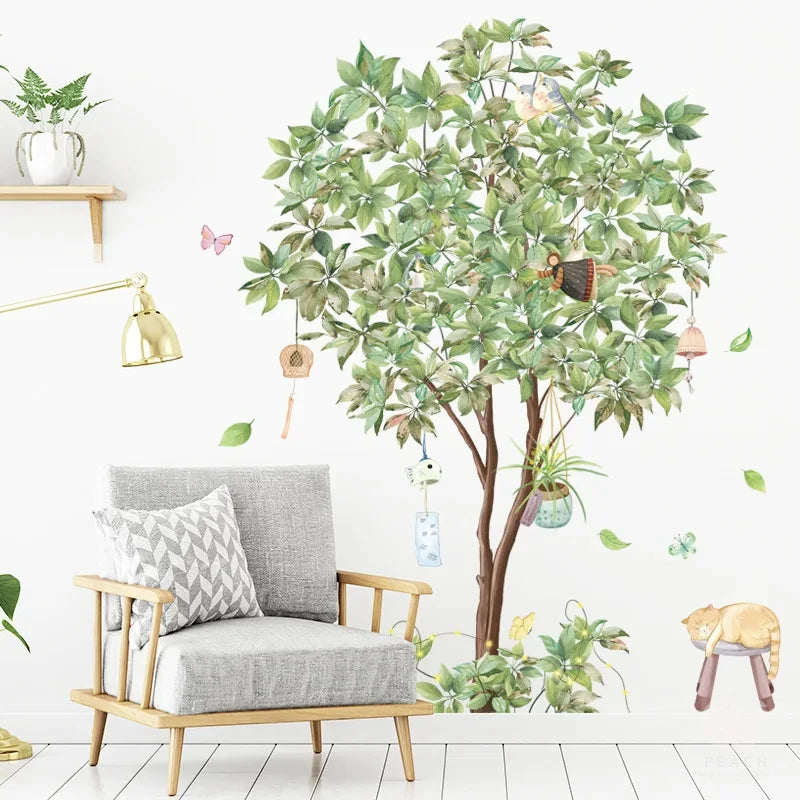 Large Nordic Tree Wall Sticker – PVC Wall Decal-MinimalisticDecor