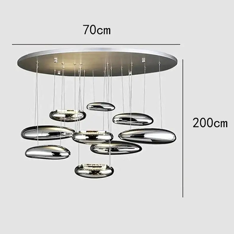 Lava Pebbles Light Designer Chandelier for living Room-MinimalisticDecor.com