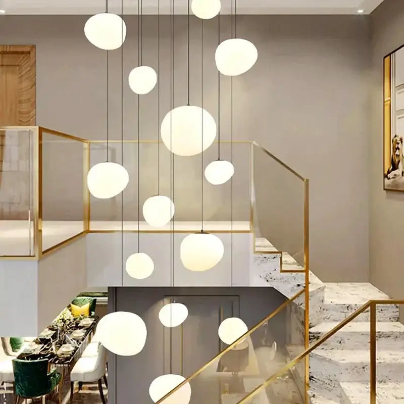 Lava Pendant Staircase Chandelier Lighting-MinimalisticDecor.com