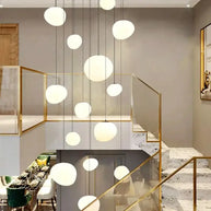 Lava Pendant Staircase Chandelier Lighting-MinimalisticDecor.com