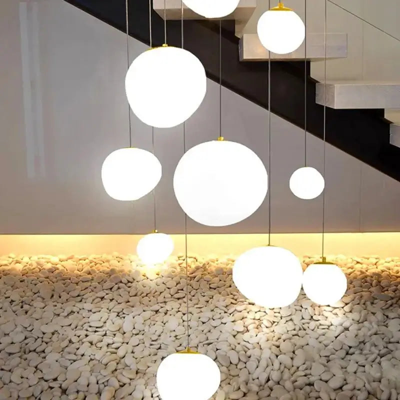 Lava Pendant Staircase Chandelier Lighting-MinimalisticDecor.com
