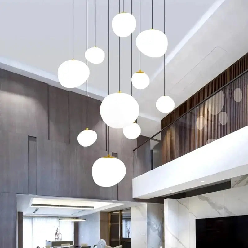 Lava Pendant Staircase Chandelier Lighting-MinimalisticDecor.com