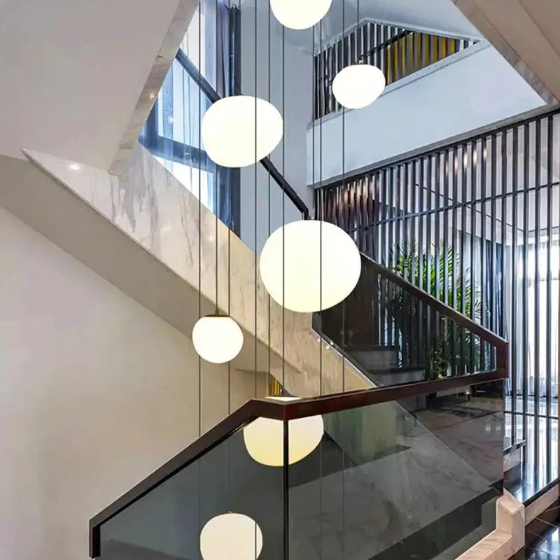 Lava Pendant Staircase Chandelier Lighting-MinimalisticDecor.com