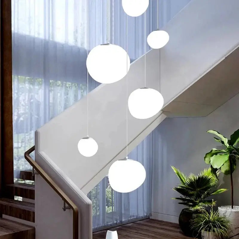 Lava Pendant Staircase Chandelier Lighting-MinimalisticDecor.com