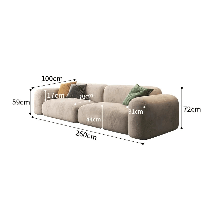 Lazy De Estar Longue Wide Sofa-MinimalisticDecor.com